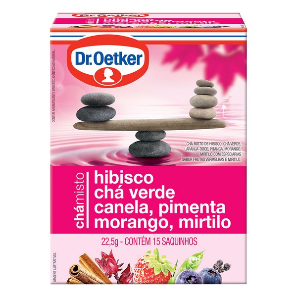 CHÁ MISTO ANTIOXIDANTE DR.OETKER C/ 15