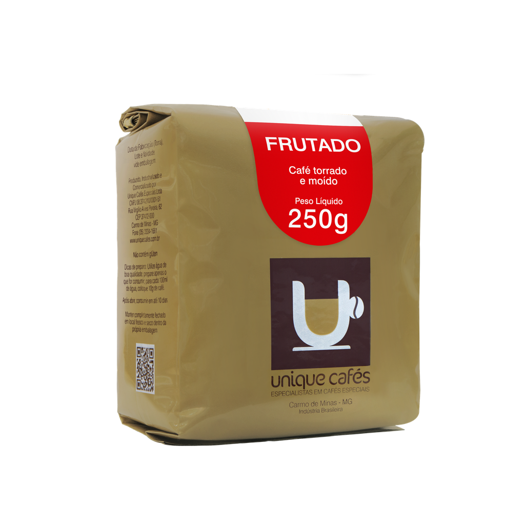 CAFÉ UNIQUE FRUTADO MOÍDO - 250GR